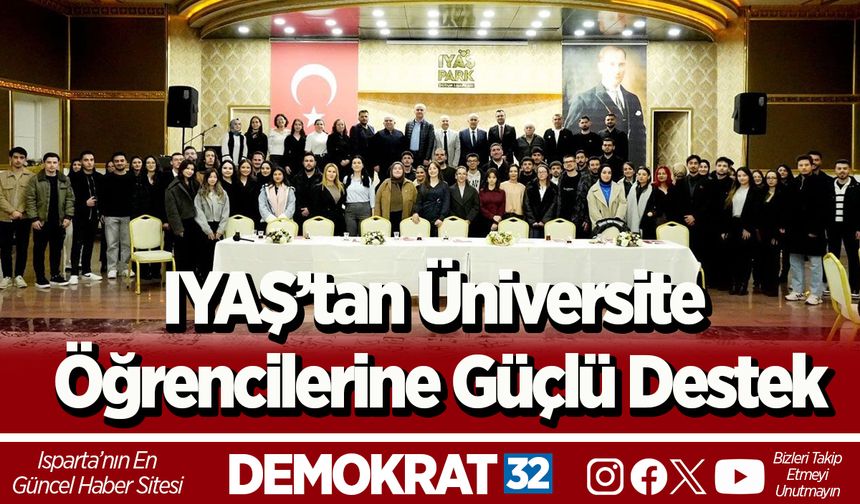IYAŞ’tan Üniversite Öğrencilerine Güçlü Destek