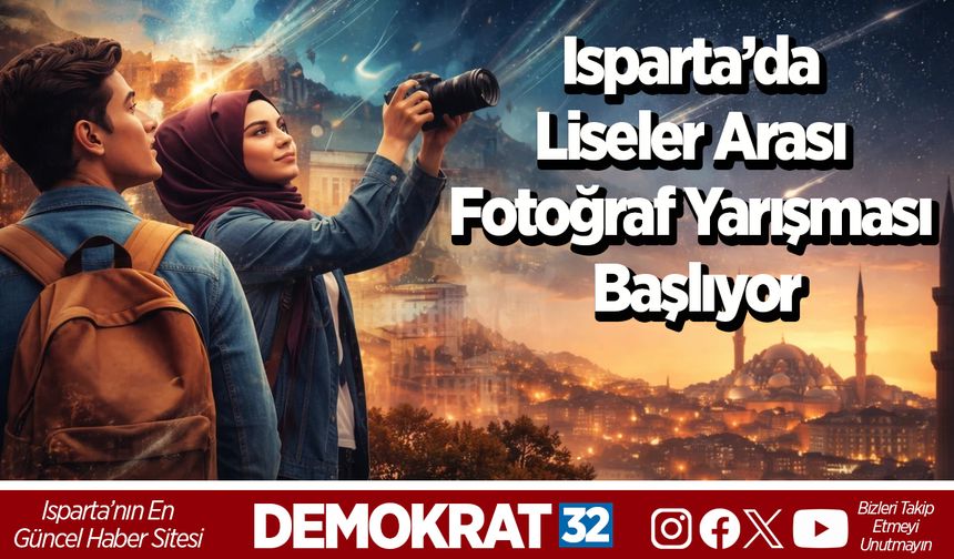 Isparta’da Liseler Arası Fotoğraf Yarışması Başlıyor