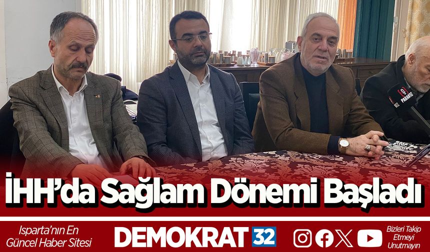 İHH’da Sağlam Dönemi Başladı