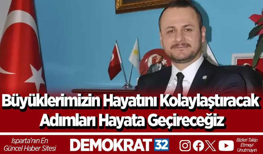 Büyüklerimizin Hayatını Kolaylaştıracak Adımları Hayata Geçireceğiz
