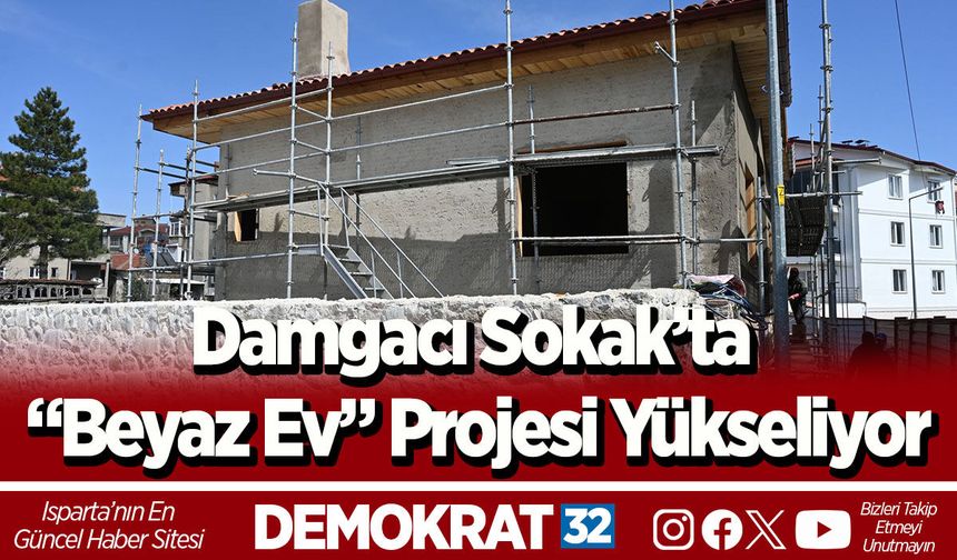 Damgacı Sokak’ta “Beyaz Ev” Projesi Yükseliyor