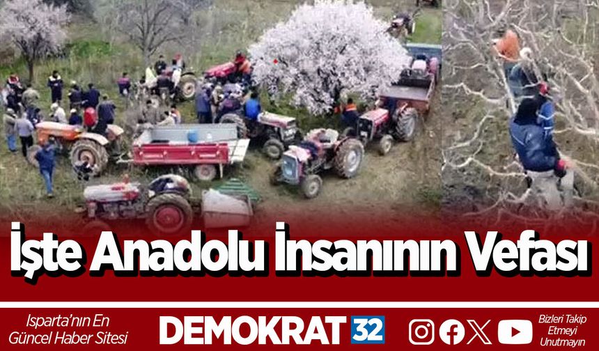 İşte Anadolu İnsanının Vefası