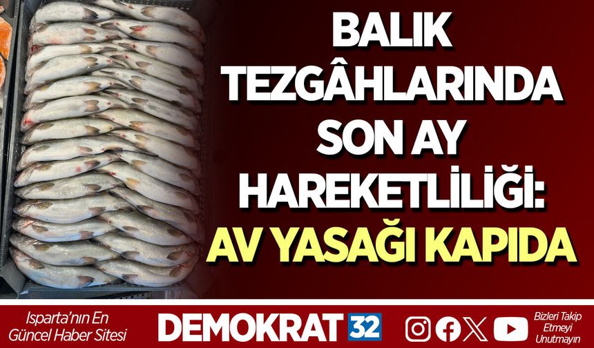 BALIK TEZGÂHLARINDA SON AY HAREKETLİLİĞİ: AV YASAĞI KAPIDA