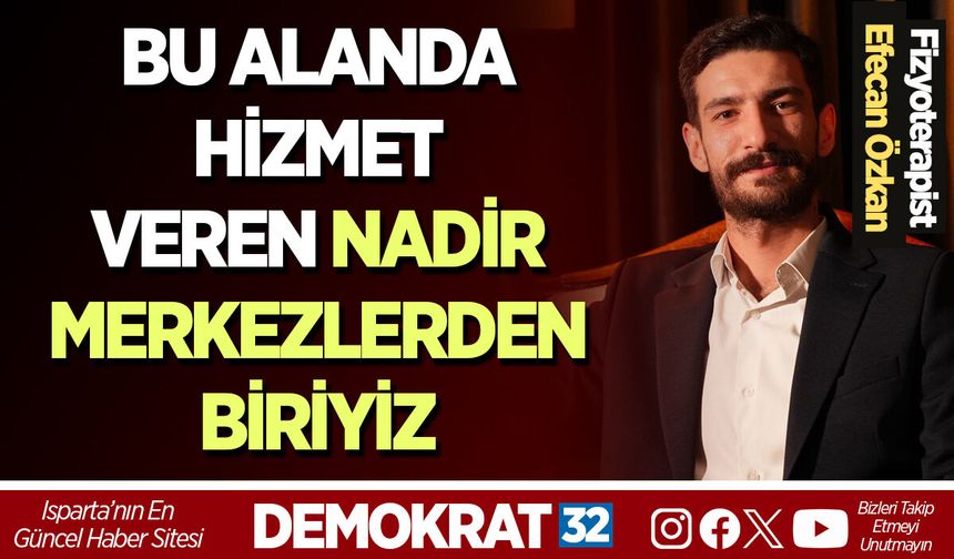 BU ALANDA HİZMET VEREN NADİR MERKEZLERDEN BİRİYİZ