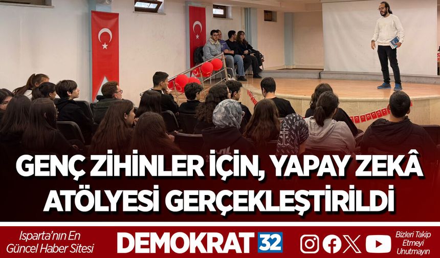 GENÇ ZİHİNLER İÇİN YAPAY ZEKÂ ATÖLYESİ TENZİLE ERDOĞAN LİSESİ’NDE GERÇEKLEŞTİRİLDİ