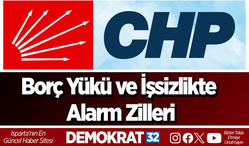 Borç Yükü ve İşsizlikte Alarm Zilleri