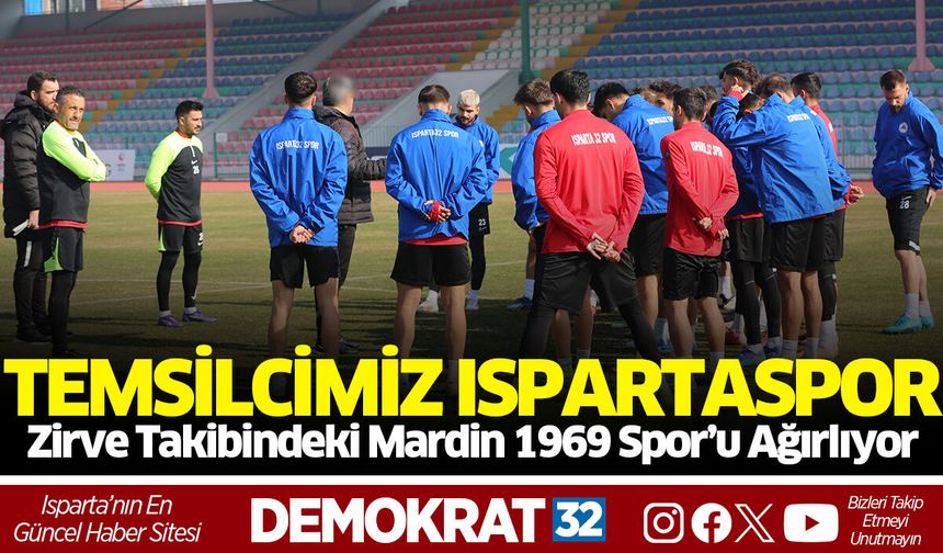 ISBAŞ Isparta 32 Spor, Zirve Takibindeki Mardin 1969 Spor’u Ağırlıyor