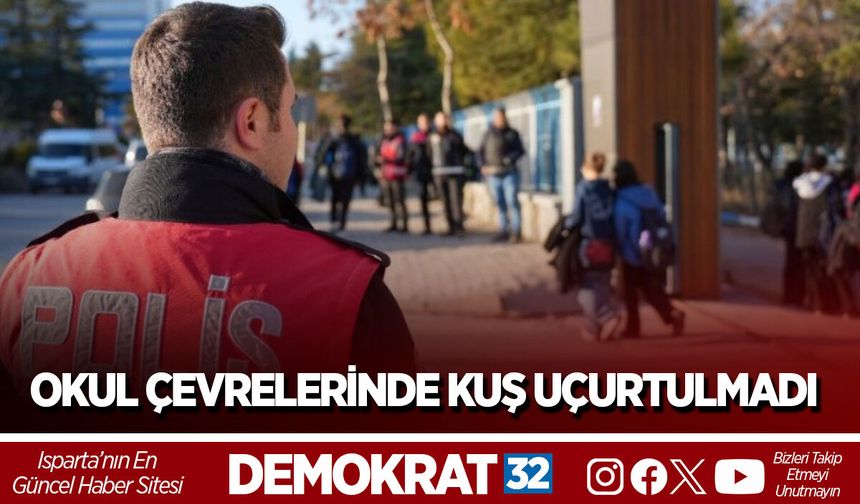 Okul Çevrelerinde Kuş Uçurtulmadı