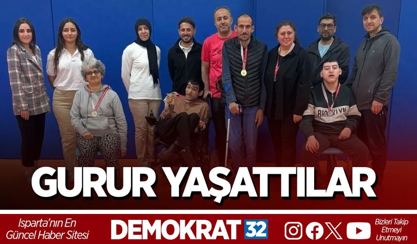 ÖZEL SPORCULAR AZİMLERİYLE GURUR YAŞATTILAR