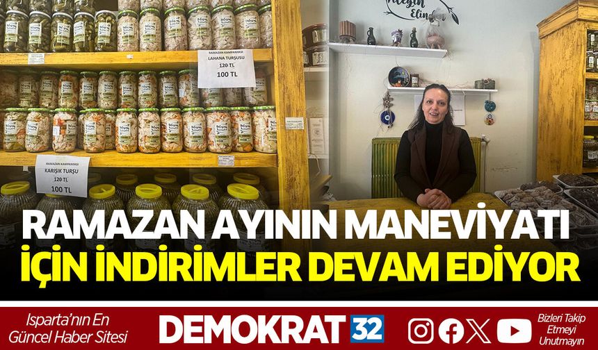 Ramazan ayının maneviyatı için indirimler devam ediyor