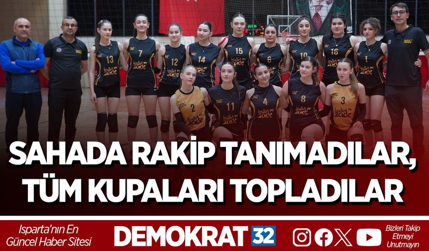 SAHADA RAKİP TANIMADILAR, TÜM KUPALARI TOPLADILAR