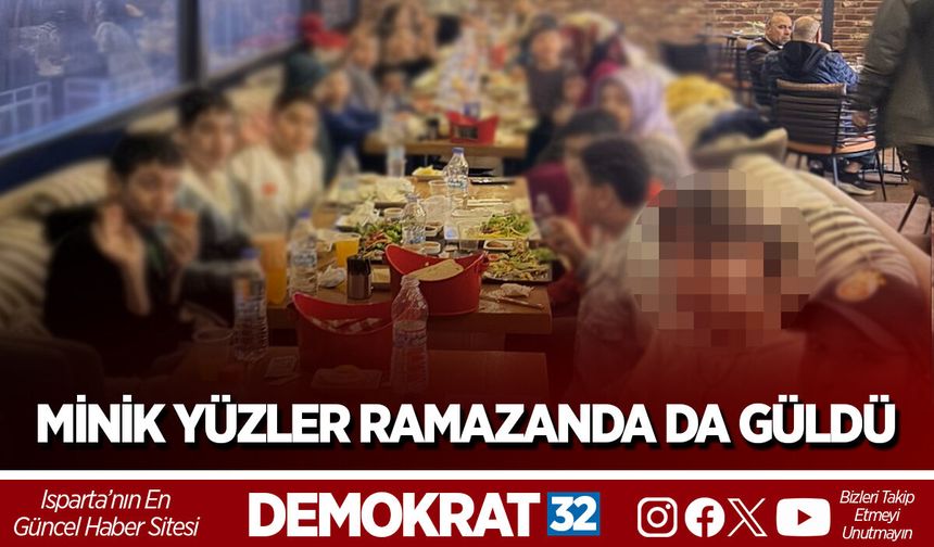 MİNİK YÜZLER RAMAZANDA DA GÜLDÜ