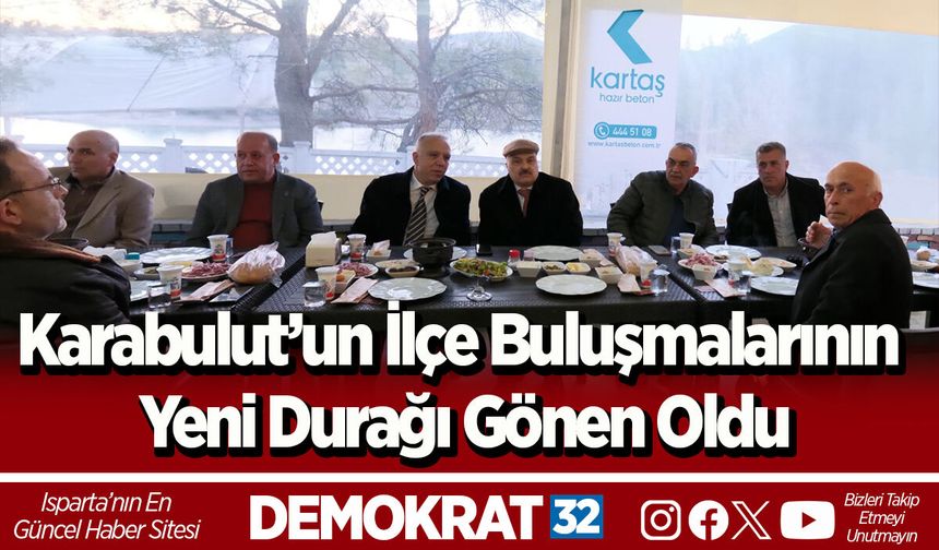 Karabulut’un İlçe Buluşmalarının Yeni Durağı Gönen Oldu