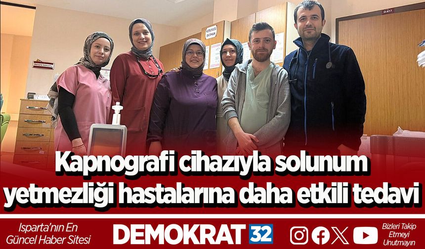 Kapnografi cihazıyla solunum yetmezliği hastalarına daha etkili tedavi