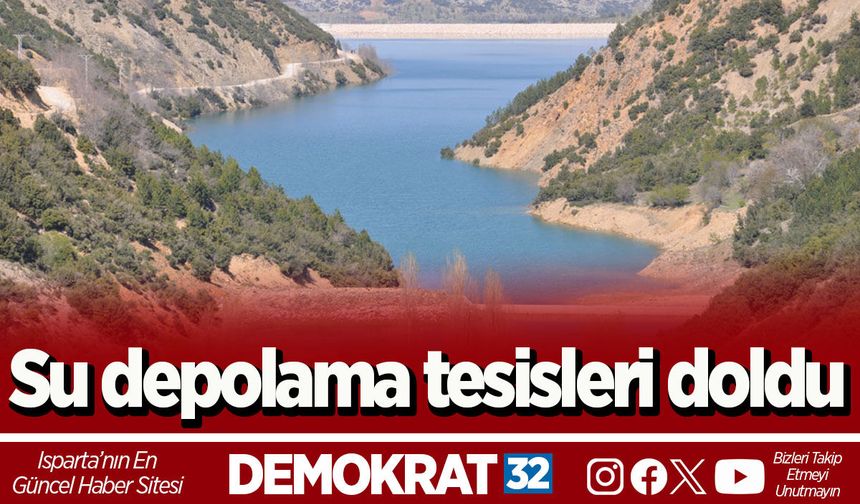 Su depolama tesisleri doldu