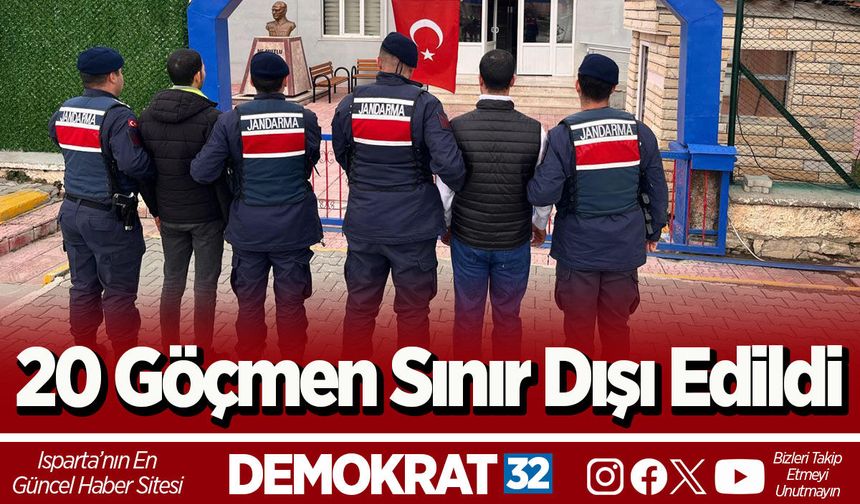 20 Göçmen Sınır Dışı Edildi