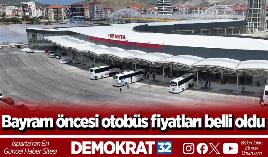 Bayram öncesi otobüs fiyatları belli oldu