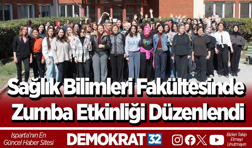 Sağlık Bilimleri Fakültesinde Zumba Etkinliği Düzenlendi