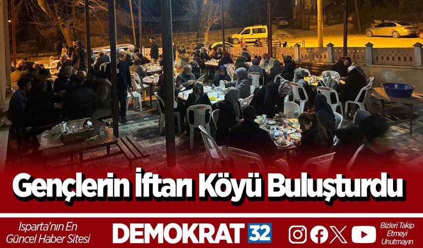 Gençlerin İftarı Köyü Buluşturdu