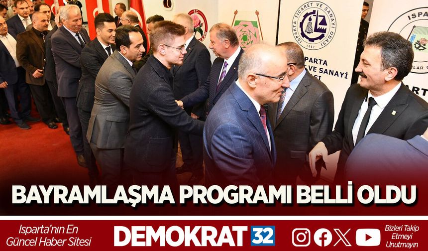 BAYRAMLAŞMA PROGRAMI BELLİ OLDU