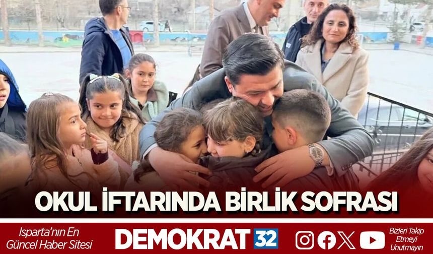 Okul İftarında Birlik Sofrası