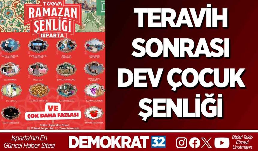 TERAVİH SONRASI DEV ÇOCUK ŞENLİĞİ