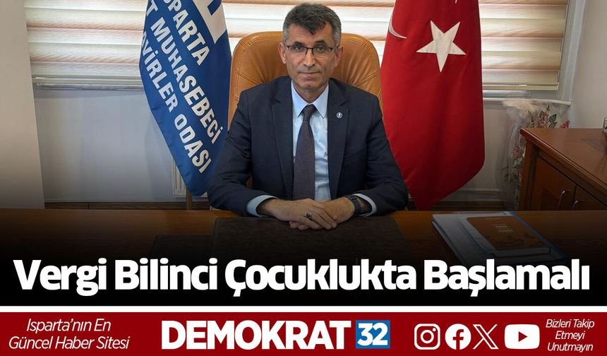 Vergi Bilinci Çocuklukta Başlamalı