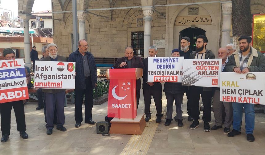 SAADET PARTİSİ’NDEN SERT TEPKİ: “ZALİMLERE LANET, MAZLUMLARA DESTEK”