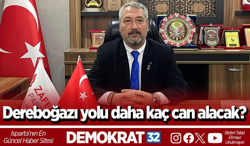 Dereboğazı yolu daha kaç can alacak?