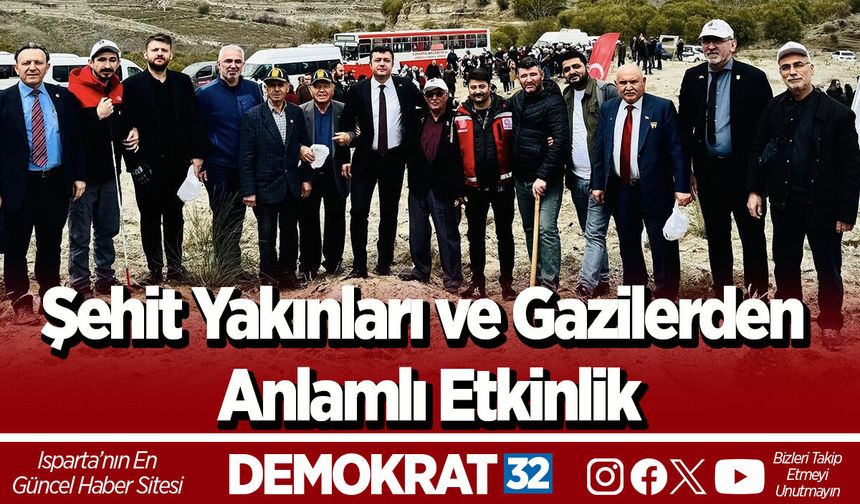 Şehit Yakınları ve Gazilerden Anlamlı Etkinlik