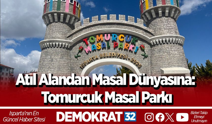 Atıl Alandan Masal Dünyasına: Tomurcuk Masal Parkı