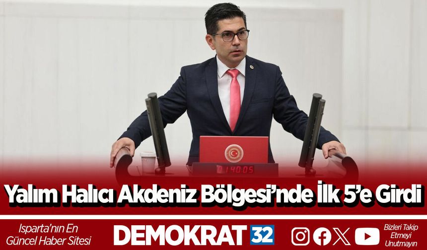Yalım Halıcı Akdeniz Bölgesi’nde İlk 5’e Girdi