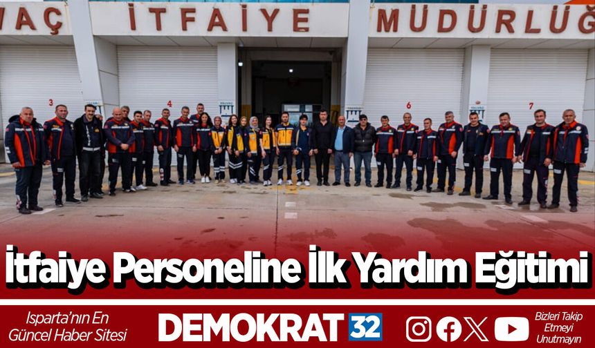 İtfaiye Personeline İlk Yardım Eğitimi