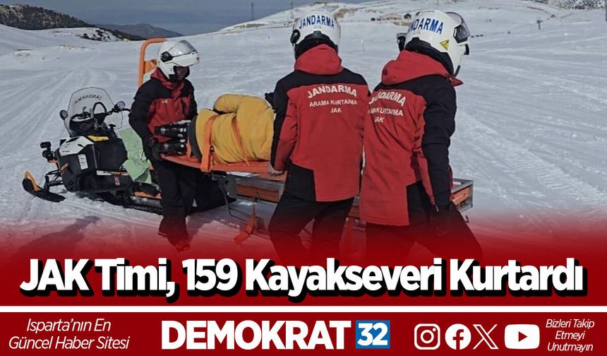 JAK Timi, 159 Kayakseveri Kurtardı
