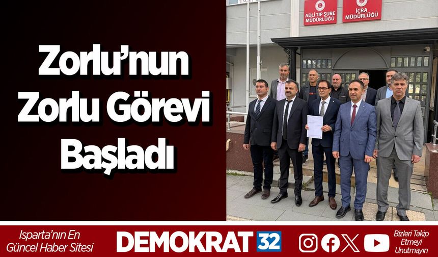 Zorlu’nun zorlu görevi başladı