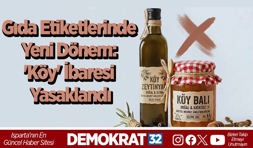 Gıda Etiketlerinde Yeni Dönem: 'Köy' İbaresi Yasaklandı