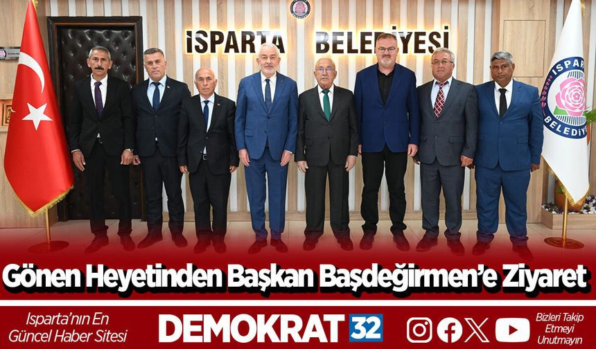 Gönen heyetinden Başkan Başdeğirmen’e ziyaret