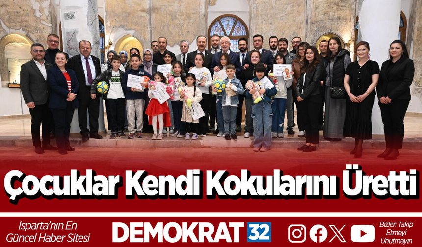 Misparta ilk koku atölyesini çocuklarla gerçekleştirdi