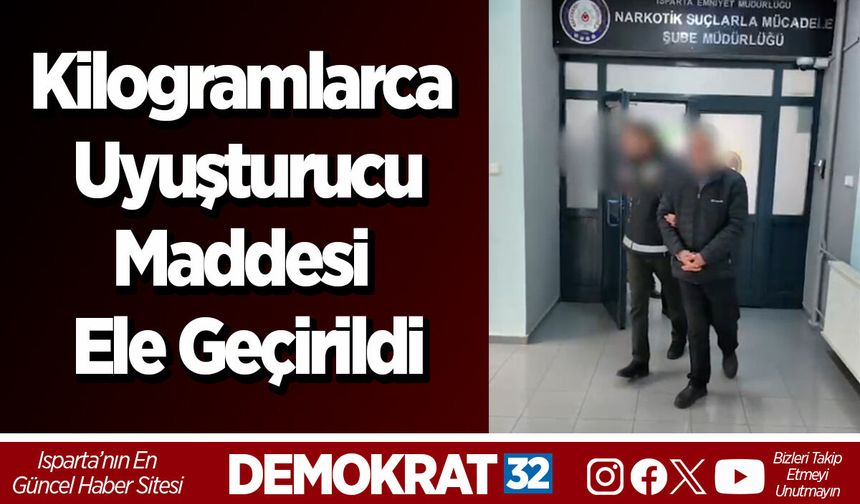 Kilogramlarca Uyuşturucu Maddesi Ele Geçirildi