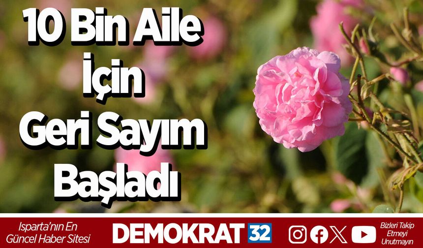10 Bin Aile İçin Geri Sayım Başladı