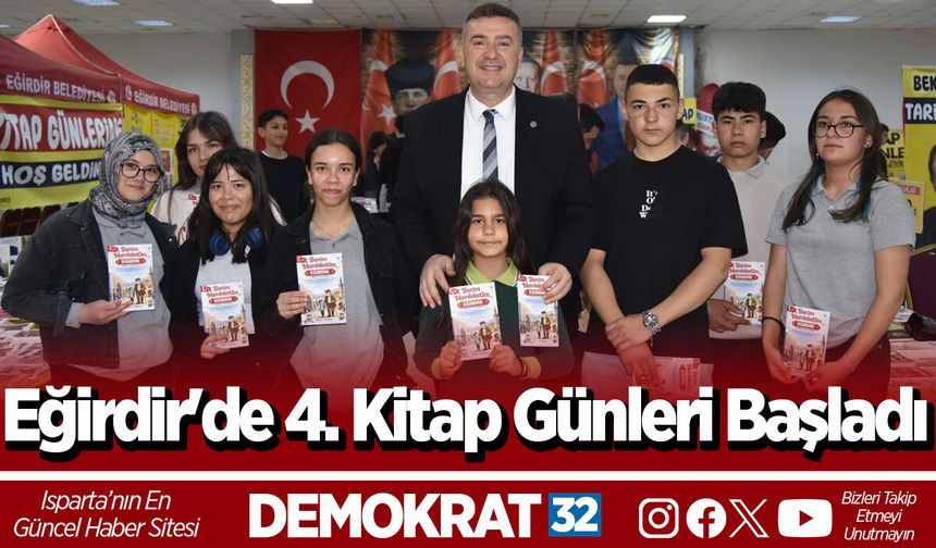 Eğirdir'de 4. Kitap Günleri Başladı