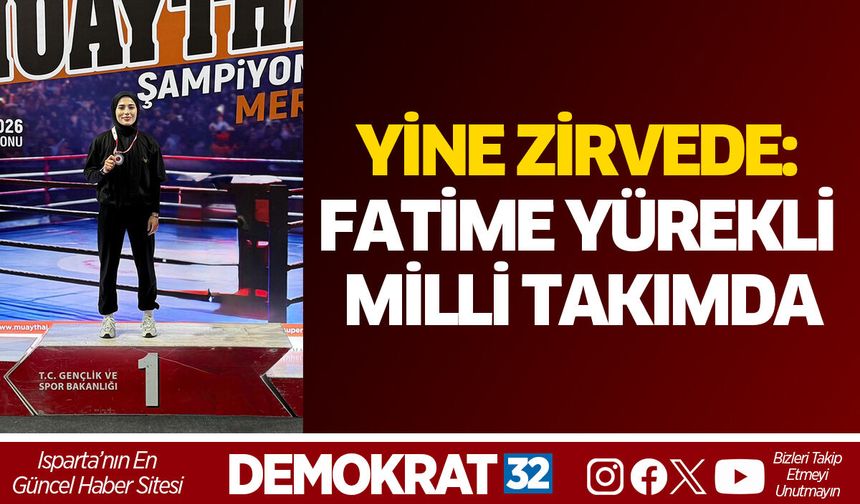 YİNE ZİRVEDE: FATİME YÜREKLİ MİLLİ TAKIMDA
