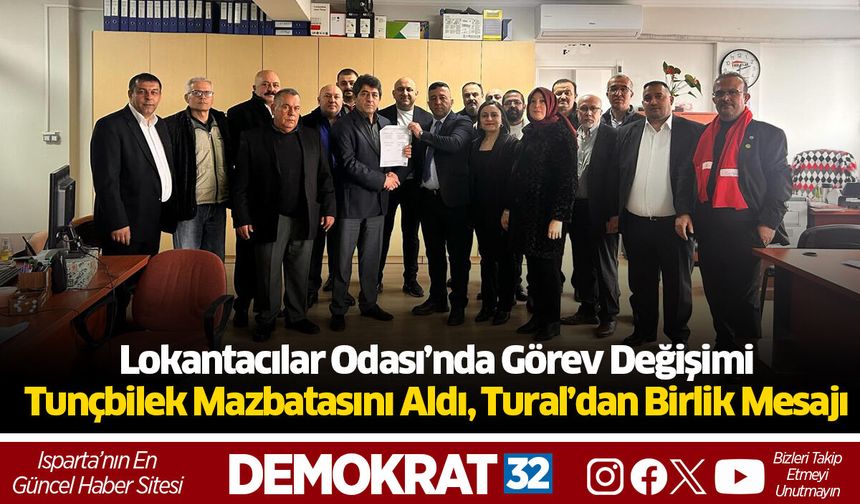 Lokantacılar Odası’nda Görev Değişimi