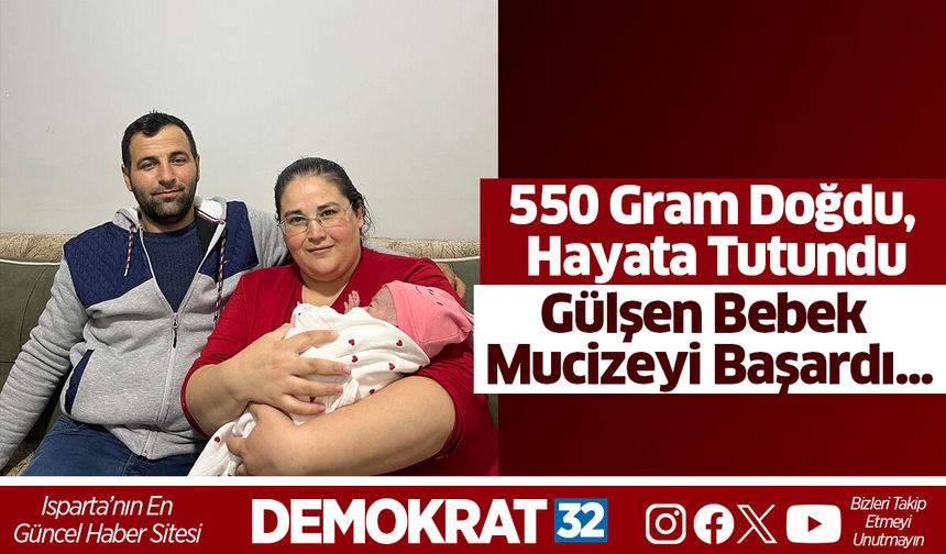 550 Gram Doğdu, Hayata Tutundu