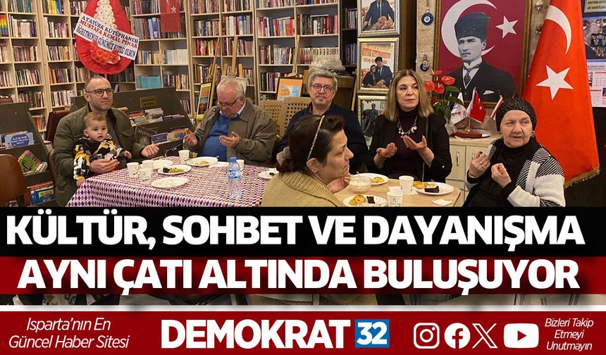 Kültür, Sohbet ve Dayanışma Aynı Çatı Altında Buluşuyor