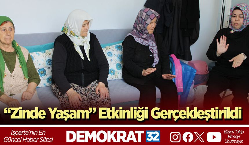 “Zinde Yaşam” Etkinliği Gerçekleştirildi