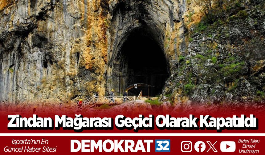 Zindan Mağarası Geçici Olarak Kapatıldı