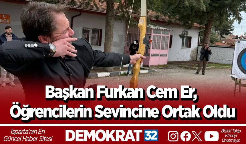 Başkan Furkan Cem Er, Öğrencilerin Sevincine Ortak Oldu