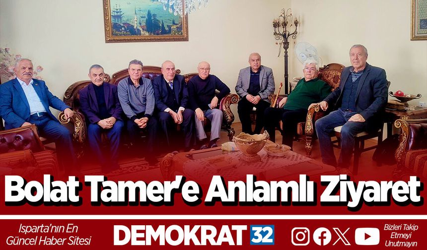 Bolat Tamer'e Anlamlı Ziyaret
