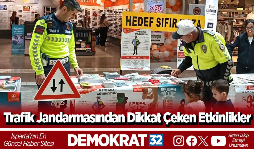 Trafik Jandarmasından Dikkat Çeken Etkinlikler